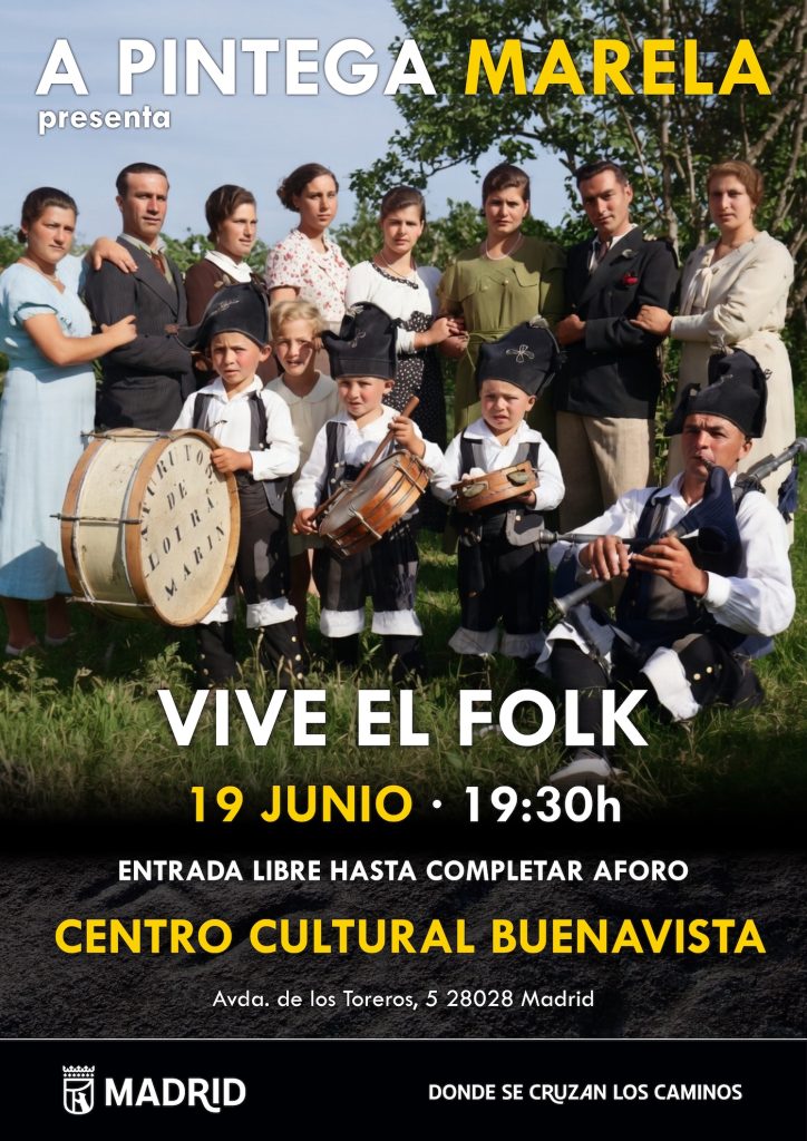Cartel concerto Vive el Folk 2026 - A Píntega Marela